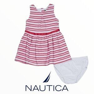 NAUTICA Kids | Coral | PATTERNED SLEEVELESS DRESS